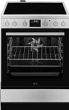 AEG CCB6442OBM Κουζίνα 73lt με Κεραμικές Εστίες Π60cm Inox