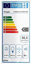 Απορροφητήρας Ελεύθερος PRATICO 600 WHITE Gruppe S-3002A-A01-M29-600WH