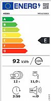 Midea MFD60S080X Πλυντήριο Πιάτων Inox 60cm Ε 