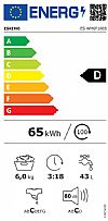 Eskimo ES WM6F1003 Πλυντήριο ρούχων 6kg Slim 40cm βάθος