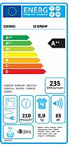 Eskimo ES DR8HP Στεγνωτήριο ρούχων 8kg A++ με Αντλία Θερμότητα