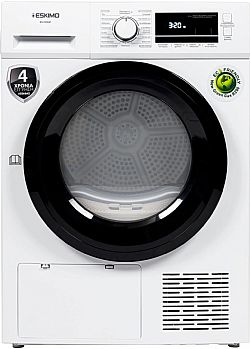 Eskimo ES DR8HP Στεγνωτήριο ρούχων 8kg A++ με Αντλία Θερμότητα