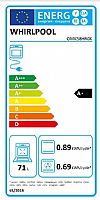 Whirlpool OMK58HR0X ανεξάρτητος φούρνος inox 71lt A+