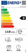 Bosch WTH85208GR Στεγνωτήριο 8kg D με Αντλία Θερμότητας