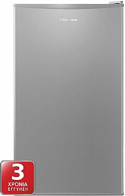 Inventor MP862SE Μονόπορτο Ψυγείο 93lt Silver Ε
