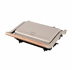 Primo PRPT-40493 Panini τοστιέρα Αντικολλητικές πλάκες Wooden-Γκρι
