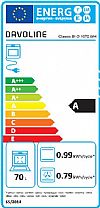 Davoline Classic BI O 1070 WH Aνεξάρτητος φούρνος 70lt Λευκός