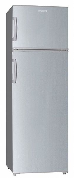Davoline  RF 220E SLV NE Ψυγείο δίπορτο Ασημί Ε 206lt