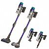 Primo PRVC-40507 Σκούπα επαναφορτιζόμενη Apollo Aqua Flex 3σε1 29.6V BLDC μοτέρ Γκρι-Μωβ