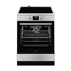 AEG CIB6443BBM Κουζίνα 73lt με Επαγωγικές Εστίες Inox
