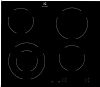 Electrolux EOH3H40BX + EHF6240IOK  Φούρνος κεραμική εστια 65lt Inox 
