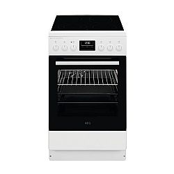 AEG CCB56491BW Κουζίνα 58lt με Κεραμικές Εστίες Λευκή