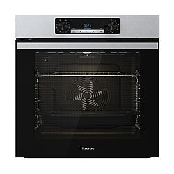 Hisense BI64211PX Εντοιχιζόμενος φούρνος με Πυρόλυση 77lt  Inox 