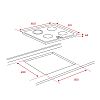 Teka HCB 6646 + TBC 64010 Φούρνος AirFry με ταψί FryMasterBox 70lt και Κεραμικές Εστίες 