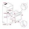 Teka HCB 6646 + TBC 64010 Φούρνος AirFry με ταψί FryMasterBox 70lt και Κεραμικές Εστίες 