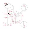 TEKA HSB 6350 F BK + TBC 64010 Φούρνος 70lt και Κεραμικές Εστίες 