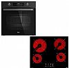 TEKA HSB 6350 F BK + TBC 64010 Φούρνος 70lt και Κεραμικές Εστίες 