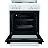 Gorenje GE6A40WB Ηλεκτρική Κουζίνα 71lt Εμαγιέ Εστίες Λευκή