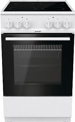 Gorenje GEC5A61WG Κουζίνα με κεραμικές εστίες 70lt Λευκή 50cm