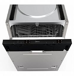 Midea MID45S120-ES Πλήρως Εντοιχιζόμενο Πλυντήριο Πιάτων για 10 Σερβίτσια 45cm Inox E