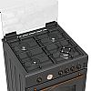 Thermogatz TGS 4222 RUSTIC ANTH MULTIGAS Κουζίνα 49lt Υγραερίου με γκριλ INOX