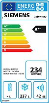 Siemens GS36NVI30 κάθετος καταψύκτης Full No Frost Inox Antifinger 60cm A++