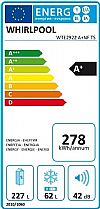 Whirlpool WTE 2922 A+NFTS Δίπορτο Ψυγείο No Frost